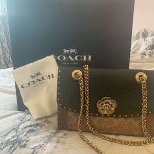 Coach Parker with snakeskin